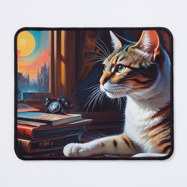 Item preview, Time Travel Cat designed and sold by M-Y-A-R-T-.