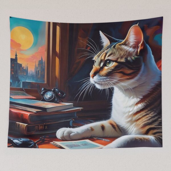Item preview, Time Travel Cat designed and sold by M-Y-A-R-T-.