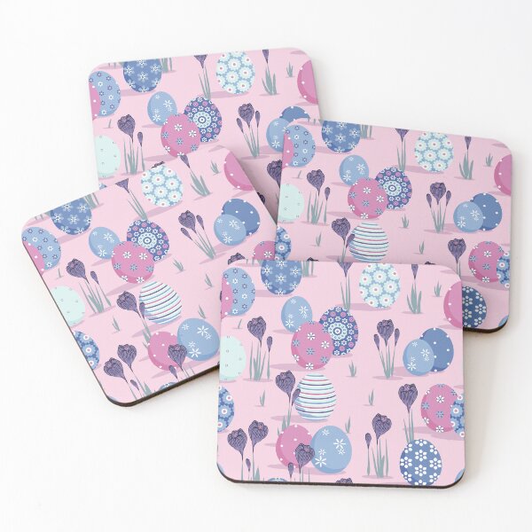 Item preview, Easter mood, Pink and blue on a pink background designed and sold by Alex  Blud.