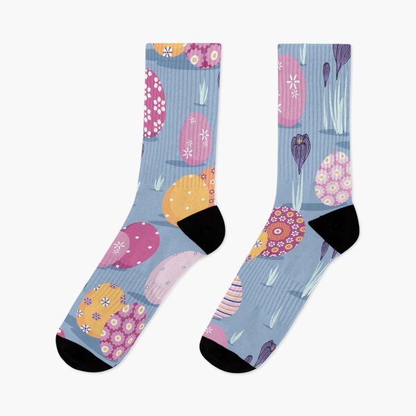 Item preview, Easter mood, Pink and yellow on a blue background designed and sold by Alex  Blud.