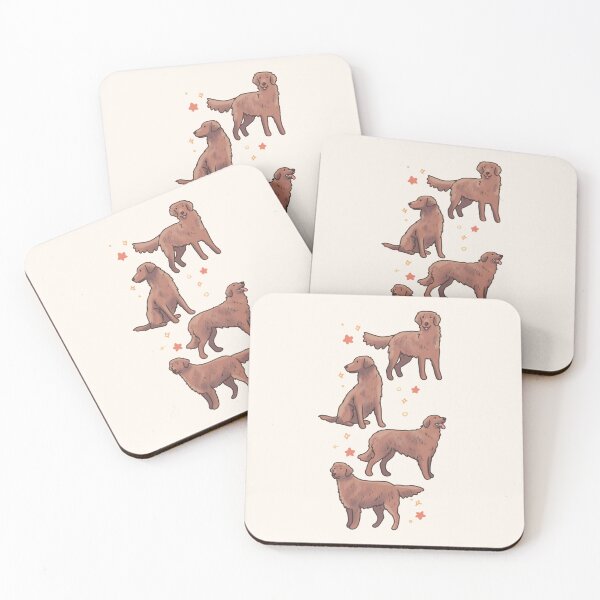Item preview, flat coated retriever dogs designed and sold by Artofmayara.