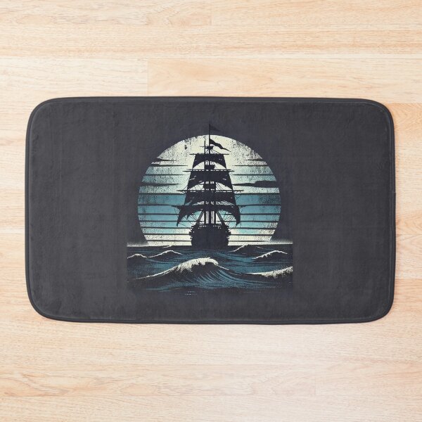 Item preview, Ship at Sunset designed and sold by Blink Art Studio.