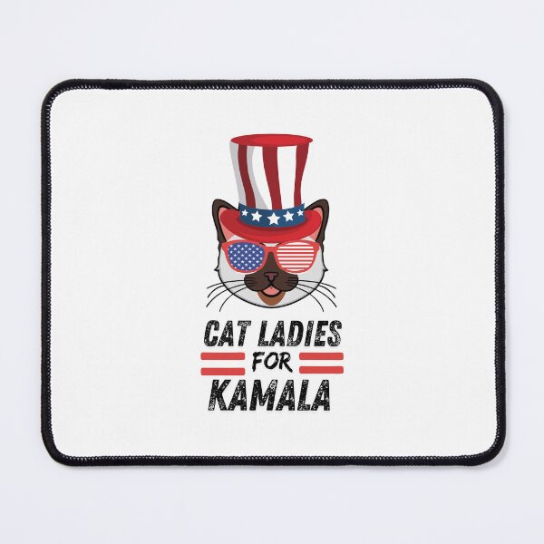 Item preview, Cat ladies for kamala designed and sold by Fateh-Kro ⭐⭐⭐⭐⭐.