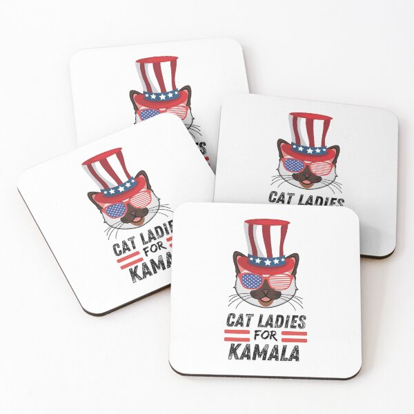 Item preview, Cat ladies for kamala  designed and sold by Fateh-Kro ⭐⭐⭐⭐⭐.