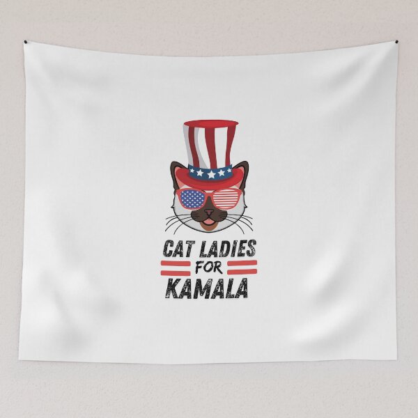 Item preview, Cat ladies for kamala  designed and sold by Fateh-Kro ⭐⭐⭐⭐⭐.