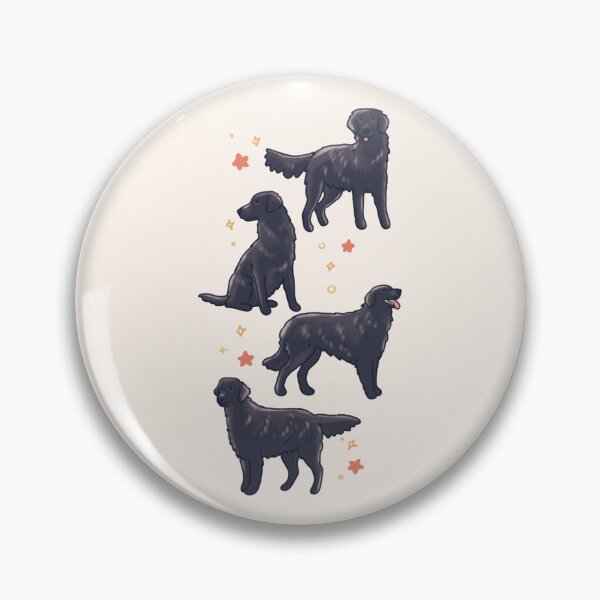 Item preview, flat coated retriever dogs designed and sold by Artofmayara.