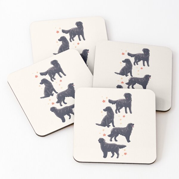 Item preview, flat coated retriever dogs designed and sold by Artofmayara.