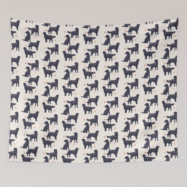 Item preview, flat coated retriever dogs designed and sold by Artofmayara.