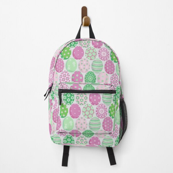 Item preview, Easter eggs Green-Pink on a Blanc de Blanc background designed and sold by Alex Blud.