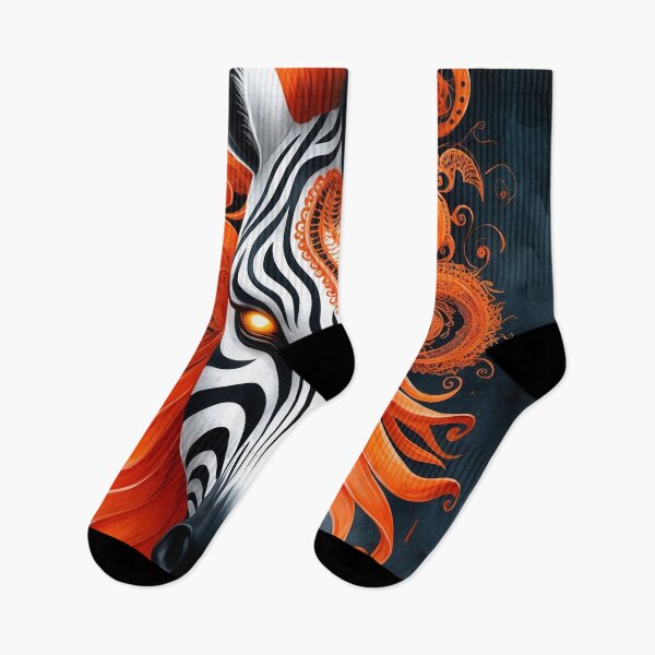 Item preview, Enchanted Zebra Art - Halloween & Dia de los Muertos Inspired Design designed and sold by LaLi-Designs.