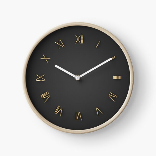 Time is gold Clock