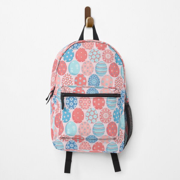 Item preview, Easter eggs Light-blue-Pink on a Pink background designed and sold by Alex Blud.
