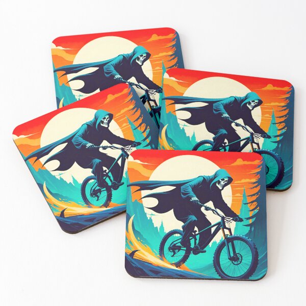 Item preview, Grim Reaper Racing Against Time on MTB designed and sold by GrizzlyCollective.