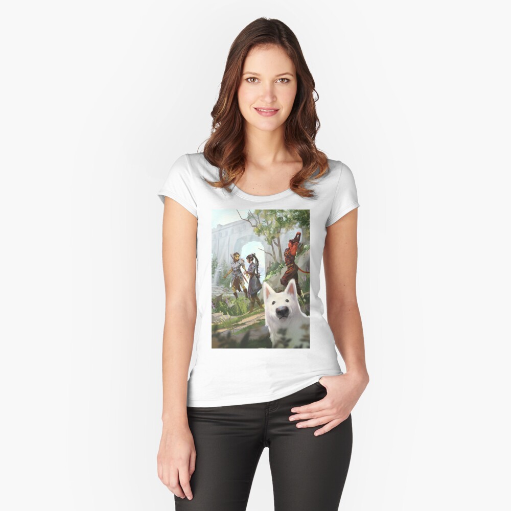 Aperçu de l'œuvre T-shirt échancré créée et vendue par AstarionWonder.
