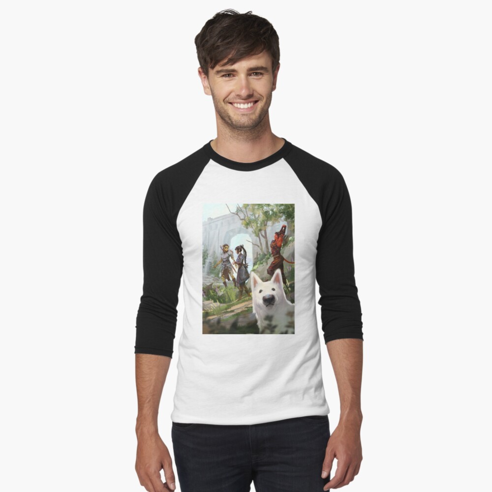Aperçu de l'œuvre T-shirt baseball manches ¾ créée et vendue par AstarionWonder.