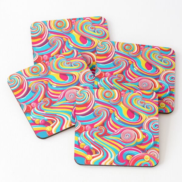 Item preview, Abstract Swirly Pattern Candy designed and sold by druidwolfart.