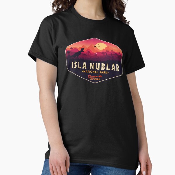 Item preview, Isla Nublar National Park badge designed and sold by magrodanny.