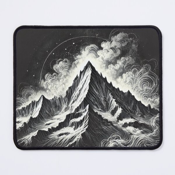 Item preview, Mountain Peaks in Ethereal Mist designed and sold by Blink Art Studio.