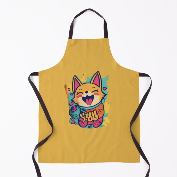 Item preview, Playful Neon Happy Kitty designed and sold by Rafał Stadnik.