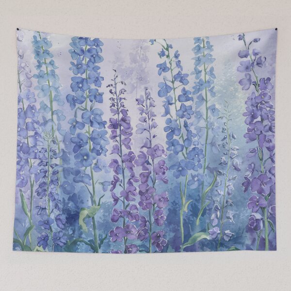 Item preview, Delphinium flowers designed and sold by pixelplaza.