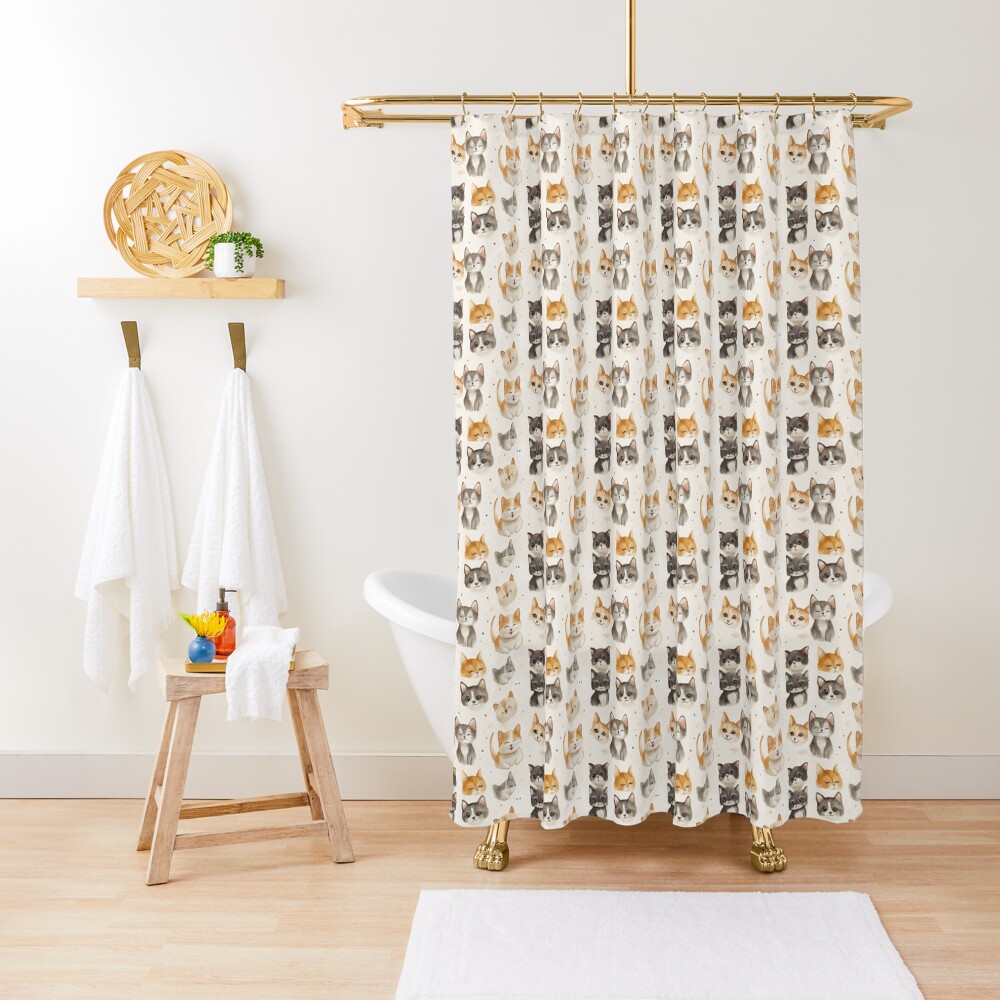 Item preview, Shower Curtain designed and sold by ColorfulStyle.
