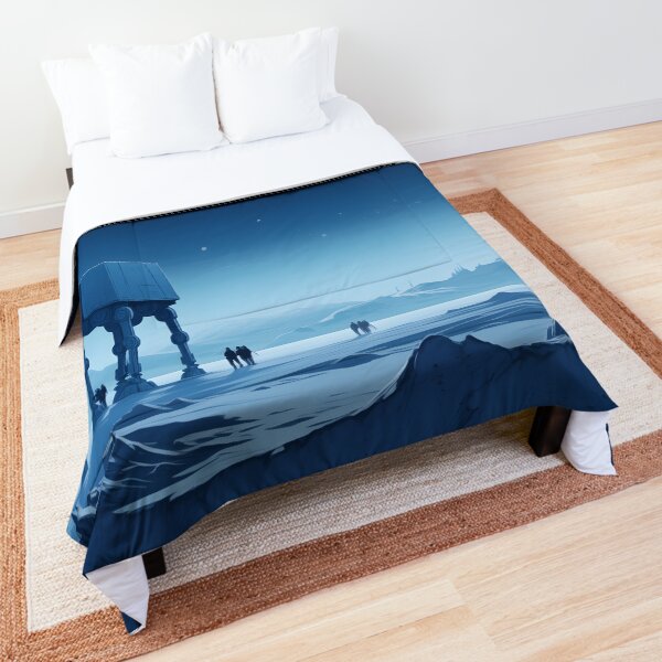 Item preview, Nighttime AT-AT Walker on Hoth designed and sold by GreenInkXpress.