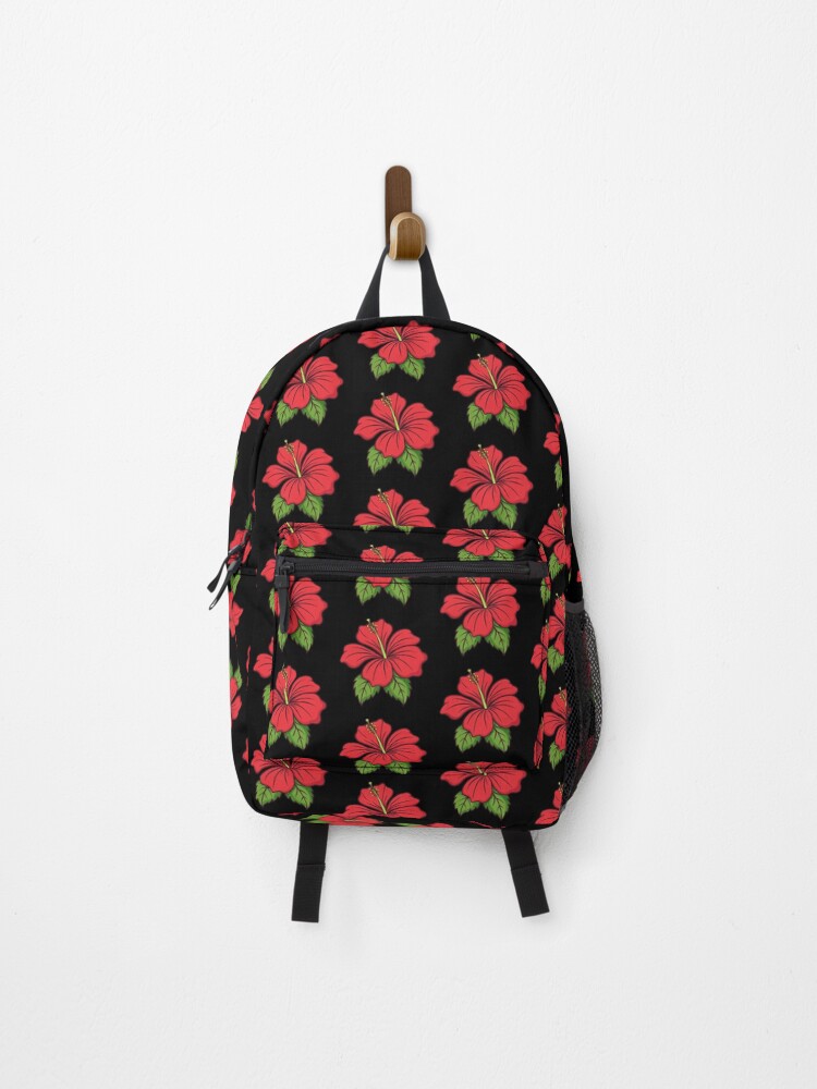 Thumbnail 1 of 3, Backpack, Hibiscus Flower designed and sold by GraphicsClub.