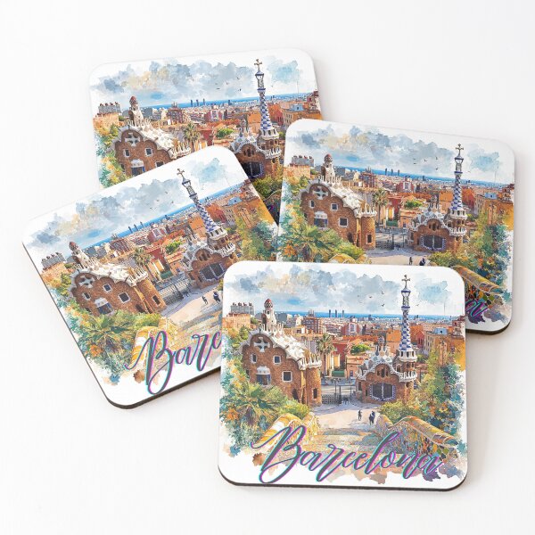Item preview, Antoni Gaudí park, city of Barcelona designed and sold by Micapox.