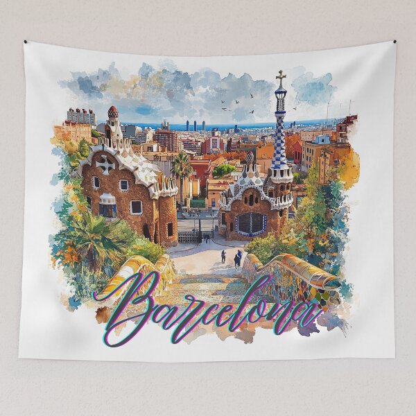 Item preview, Antoni Gaudí park, city of Barcelona designed and sold by Micapox.