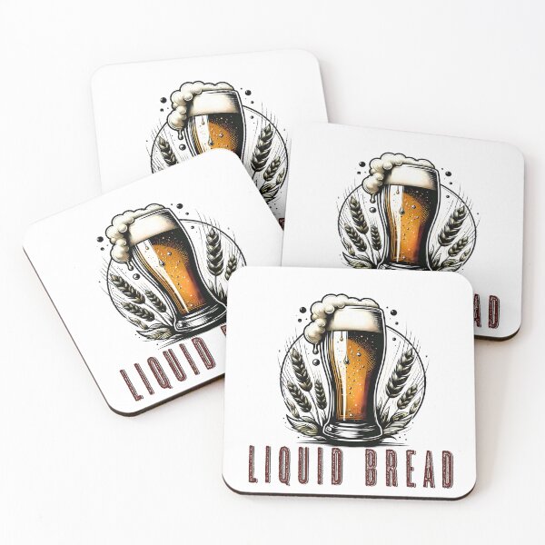 Item preview, Liquid Bread (4) designed and sold by Black Sands Art.
