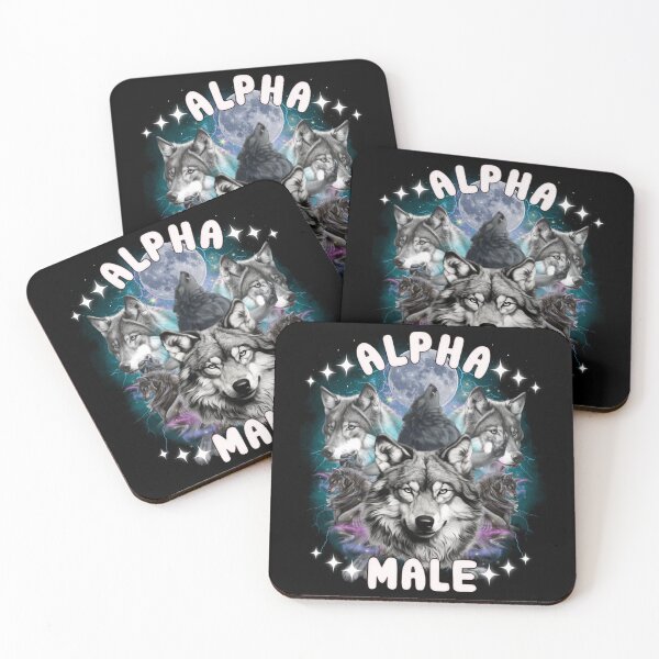 Item preview, Alpha Male Wolf Vintage 90s Wolf Ripping Werewolf Alpha Wolf Funny Oddly Meme designed and sold by Taylor  ART.