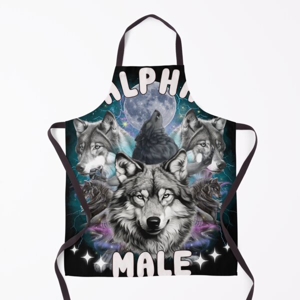 Item preview, Alpha Male Wolf Vintage 90s Wolf Ripping Werewolf Alpha Wolf Funny Oddly Meme designed and sold by Taylor ART.
