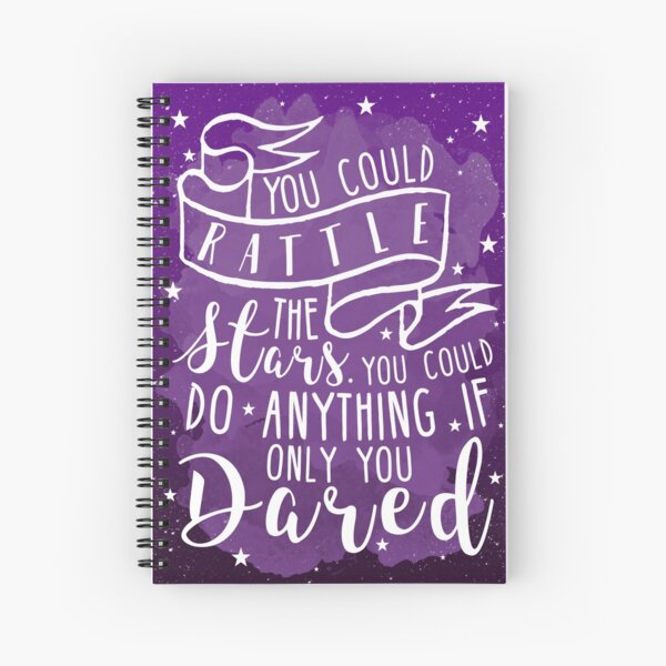 You Could Rattle The Stars | Version #2 Spiral Notebook