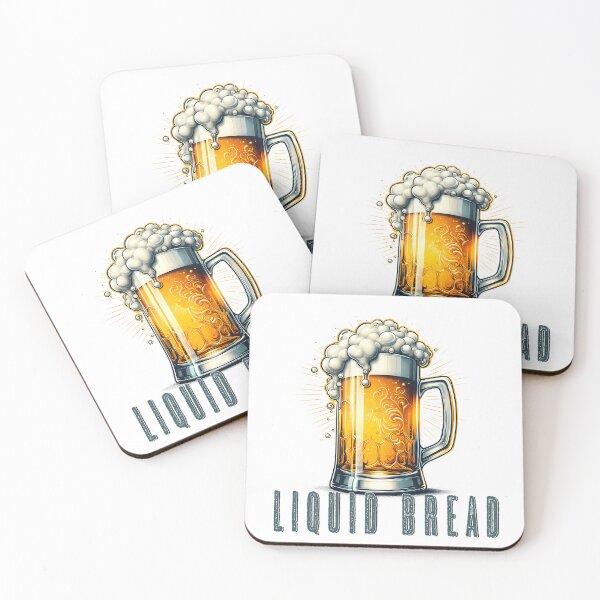 Item preview, Liquid Bread (6) designed and sold by Black Sands Art.