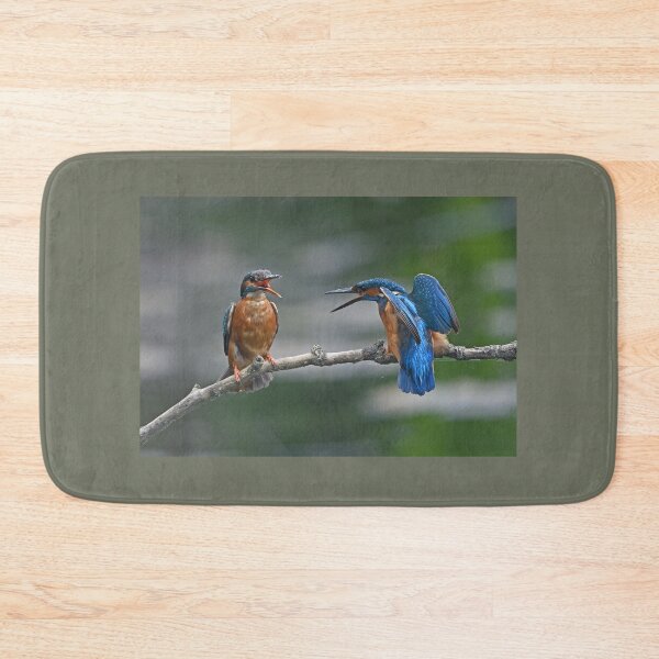 Item preview, Kingfisher Pair Getting Vocal designed and sold by ClaireChown.