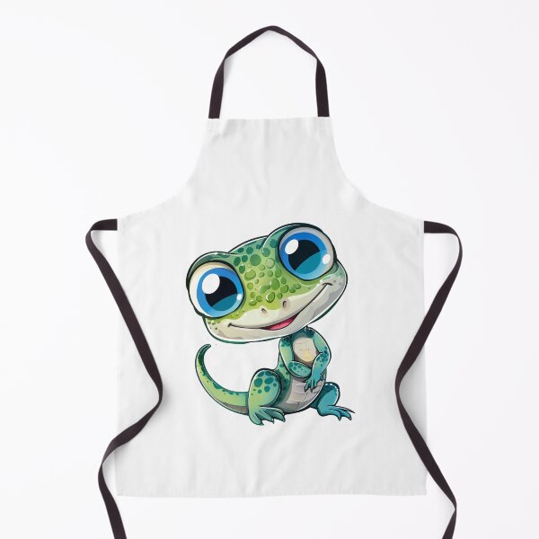 Item preview, Green Cute Lizzard designed and sold by NicolasGlowArt.