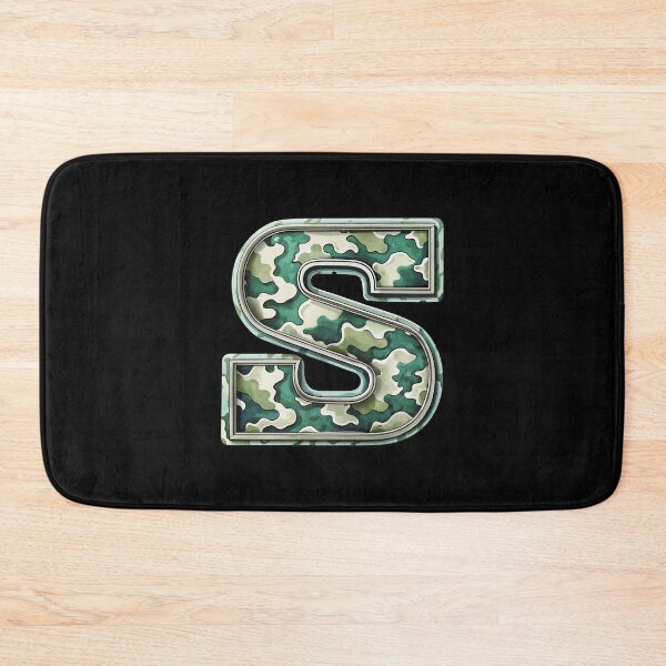 Item preview, camouflage letter S designed and sold by jkrphoto.