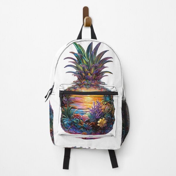 Item preview, Golden Hour Pineapple Oasis designed and sold by AI-Only Creations.