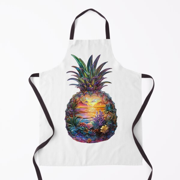 Item preview, Golden Hour Pineapple Oasis designed and sold by AI-Only Creations.