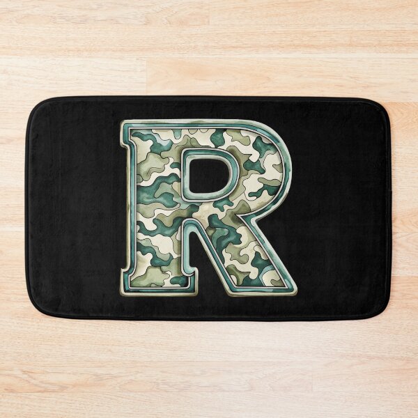 Item preview, camouflage letter R designed and sold by jkrphoto.