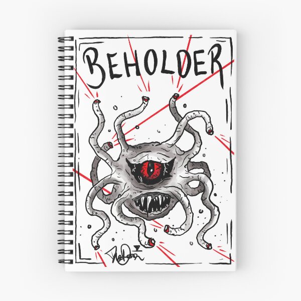 Item preview, Monster Manual Alphabet: Beholder designed and sold by TheDoodlemancer.