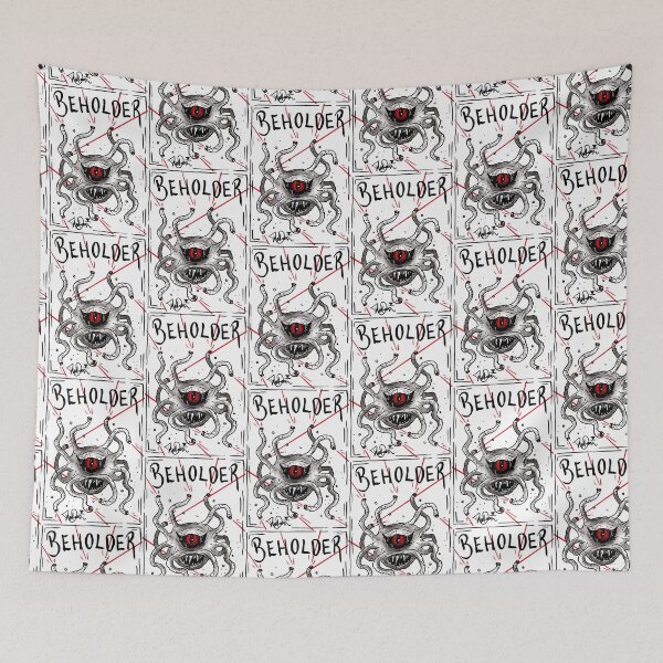 Item preview, Monster Manual Alphabet: Beholder designed and sold by TheDoodlemancer.