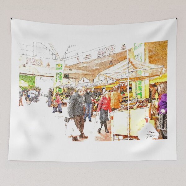 Item preview, People at Farmers Market designed and sold by Giuseppe Cocco.