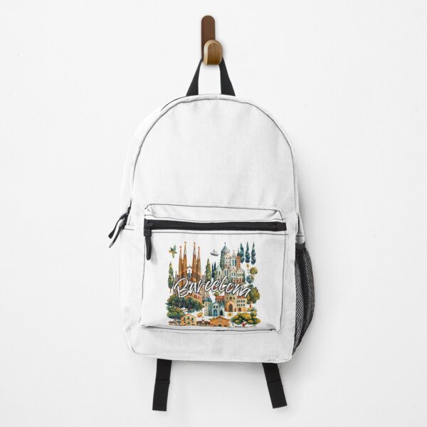 Item preview, Barcelona city collage style designed and sold by Micapox.