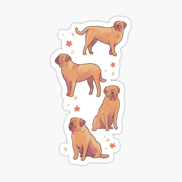 Item preview, dogue de bordeaux dogs designed and sold by Artofmayara.