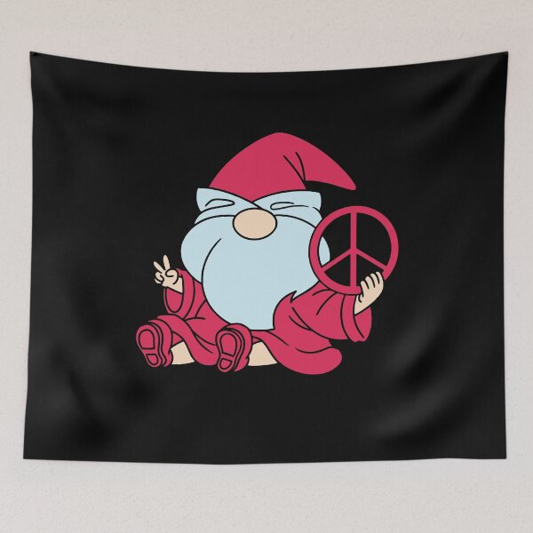 Artikelvorschau, Peace Gnom Gnome Zwerge entworfen und verkauft von MooonTees.