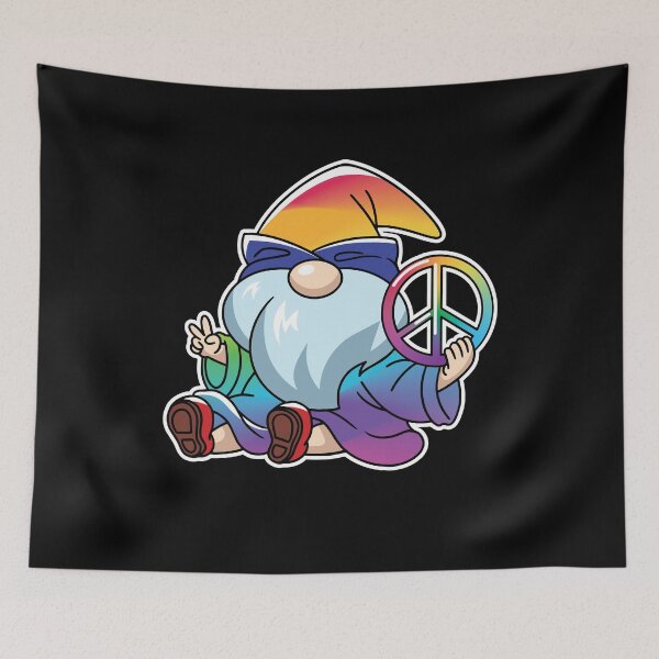 Artikelvorschau, Peace Gnom Gnome Zwerge LGBTQ+ entworfen und verkauft von MooonTees.