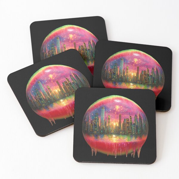 Item preview, Cityscape Watermelon Spectacle designed and sold by AI-Only Creations.