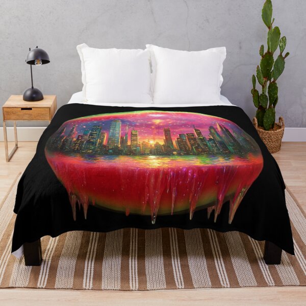 Item preview, Cityscape Watermelon Spectacle designed and sold by AI-Only Creations.