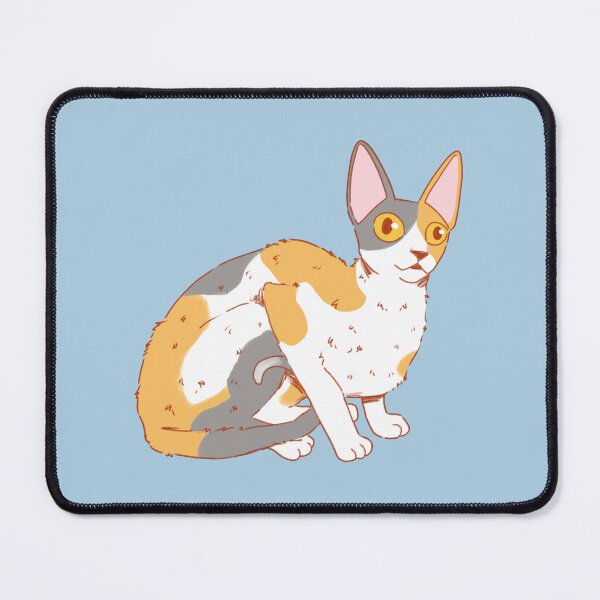 Item preview, Cornish Rex Cat Illustration designed and sold by Yaragold.